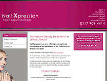 Tablet Screenshot of nailxpression.co.uk
